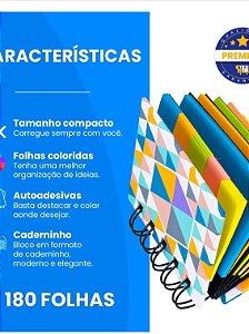 Bloco De Notas Adesivas Folhas Coloridas Marcador Kit Com Marcador De Texto E Pagina Decoração Autoadesiva Papel Colorid