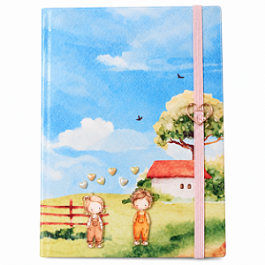 CADERNO AMOR DE INFÂNCIA  - PAUTADO - 128 folhas