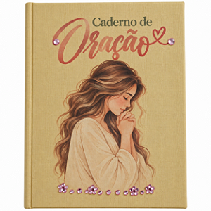 CADERNO DE ORAÇÃO - MOMENTO DE FÉ CAPA EM TECIDO - A5