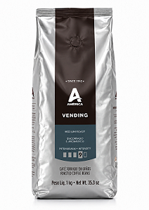 Café em grãos torrado América Vending 01 kg