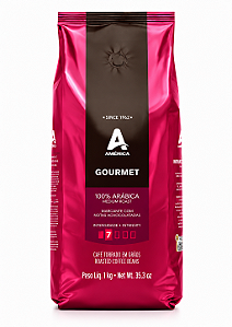 Café em grãos torrado América Vending 01 kg