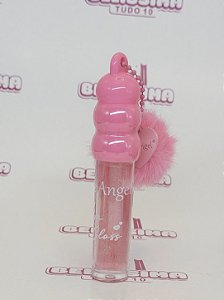 Lip Gloss Angel Baby Pink com Pompom