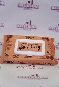 Lenço Umedecido Fenzza Cherry: Nome objetivo e direto para identificação imediata na loja.