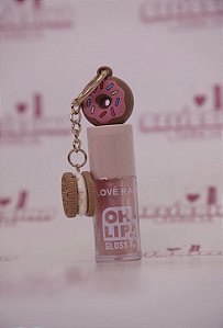 Gloss Labial Oh Lip! Love Rain com Chaveiro