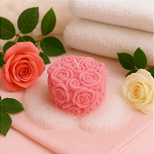 MOLDE DE SILICONE TUBETES FLORAL