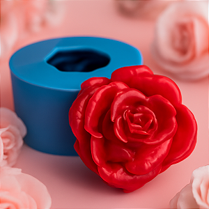 Molde de Silicone Rosa G para Artesanato
