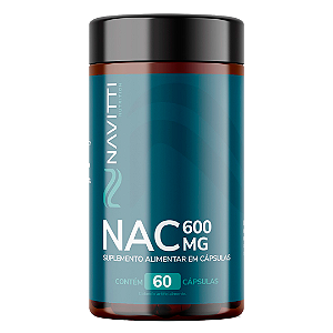 NAC (N- Acetil L-Cisteína) 600mg 60 Cápsulas