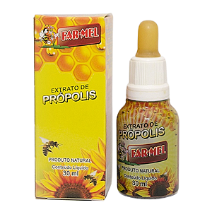 Extrato Própolis Farmel 30ml Natural