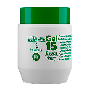 Gel 15 Ervas Bio Instinto 240g