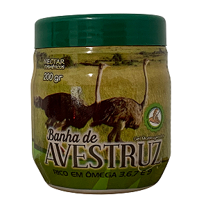 Gel Banha de Avestruz Néctar Cosméticos 200g