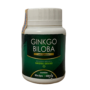 Ginkgo Biloba Saúde Ervas 30 Cápsulas