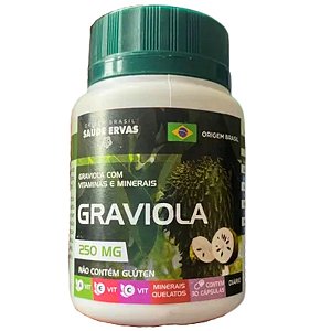 Graviola Saúde Ervas 30 Cápsulas