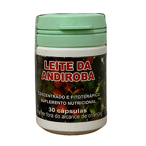 Leite de Andiroba Pote Pequeno Amazon 30 Cápsulas