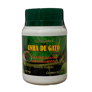 Unha de Gato e Uxi Amarelo Saúde Ervas 30 Cápsulas