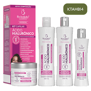 Kit Ácido Hialurônico Bio Instinto 4 Itens