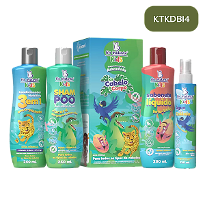 Kit Cabelo e Corpo Kids Bio Instinto 4 Itens