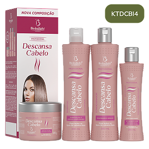 Kit Descansa Cabelo Bio Instinto 4 Itens