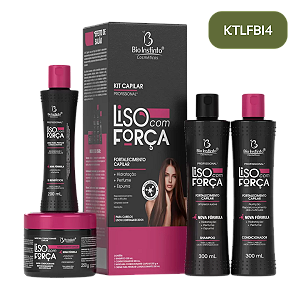Kit Liso com Força Bio Instinto 4 Itens