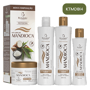 Kit Mandioca Bio Instinto 4 Itens Cabelo