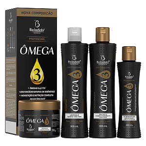 Kit Ômega 3 Bio Instinto 4 Itens Cabelos