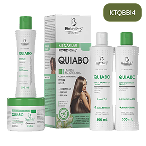 Kit Quiabo Bio Instinto 4 Itens Capilar