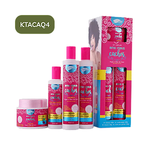 Kit Amo Meus Cachos 4 Itens para Cabelos Cacheados