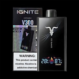 POD DESCARTÁVEL IGNITE V300 BLCK 30000 PUFF - und