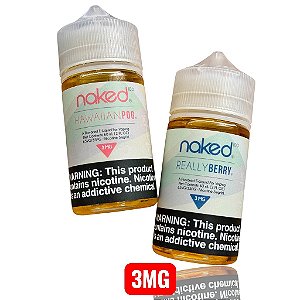 JUICE NAKED USA - 3MG FREEBASE 60ML