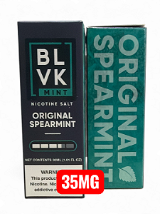 BLVK SPEARMINT SERIES -  NICSALT 30ML 35MG