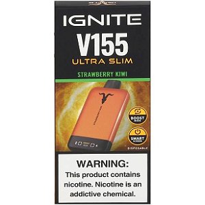 IGNITE V155 ULTRA SLIM ORANGE - POD DESCARTÁVEL