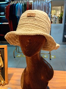 Chapéu em Crochê Bucket Hat Amarillo Artesanal