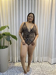 Maiô Maryssil com Fivela Estampado