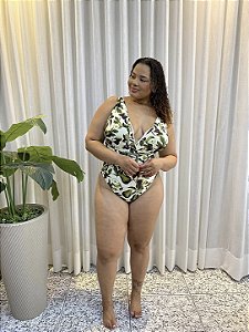 Maiô Maryssil Estampado com fivela