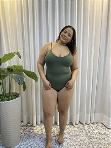 Maiô Maryssil alça-fina Verde