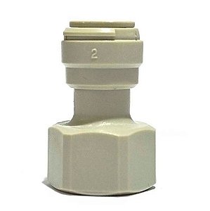 DMFIT - Conexao rapida rosca femea 1/2" BSP x tubo 3/8"