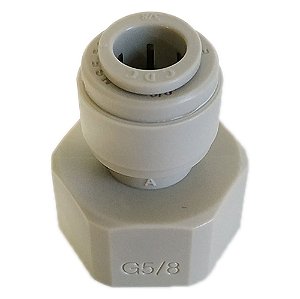 DMFIT - Conexão rápida Tubo 3/8" x Fêmea 5/8" BSP
