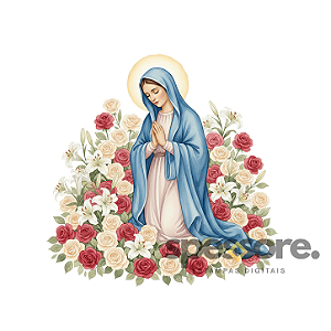 Virgem Maria Floral
