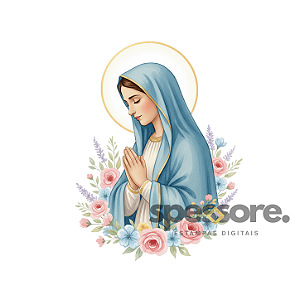 Virgem Maria Floral