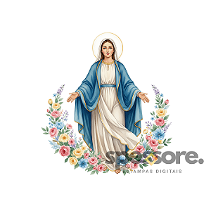Virgem Maria Floral