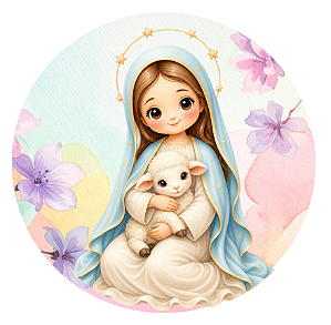 Virgem Maria s61 (Imagem circular)
