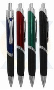 D228 - Lapiseira triangular de metal, personalização 1 cor