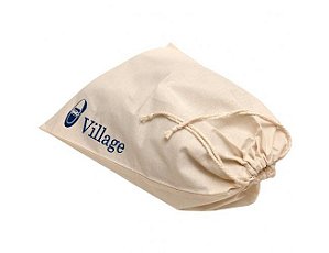 S488 - Porta calçado em algodão cru ecológico personalizado