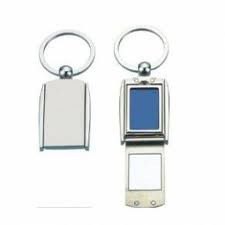 D211 - Chaveiro de metal com porta retrato