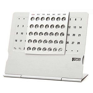 Calendario permanente metal