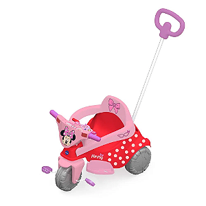 Triciclo Infantil Minnie Disney 3 em 1 Xalingo