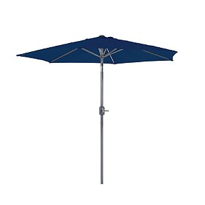 OMBRELONE C/ MANIVELA 2,4m  AZUL  (1)