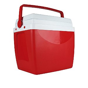 CAIXA TERMICA 26L VERMELHA MOR