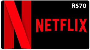 Cartão Netflix Pré-pago R$70