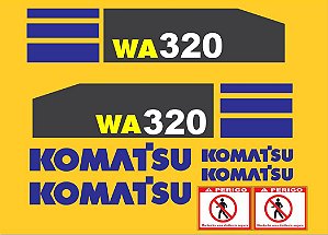 Kit de Adesivo Komatsu WA320