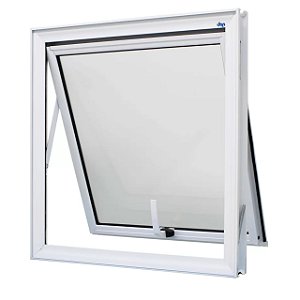 Pronta entrega - janela maxim-ar alumínio branco uma seção sem grade vidro mimi boreal - jap perfecta max